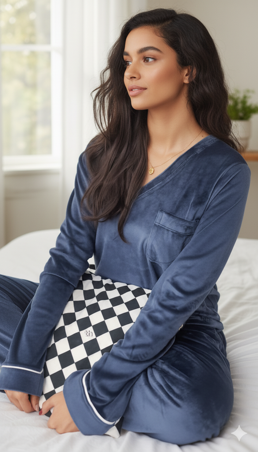The Viral - Velvet PJ Set