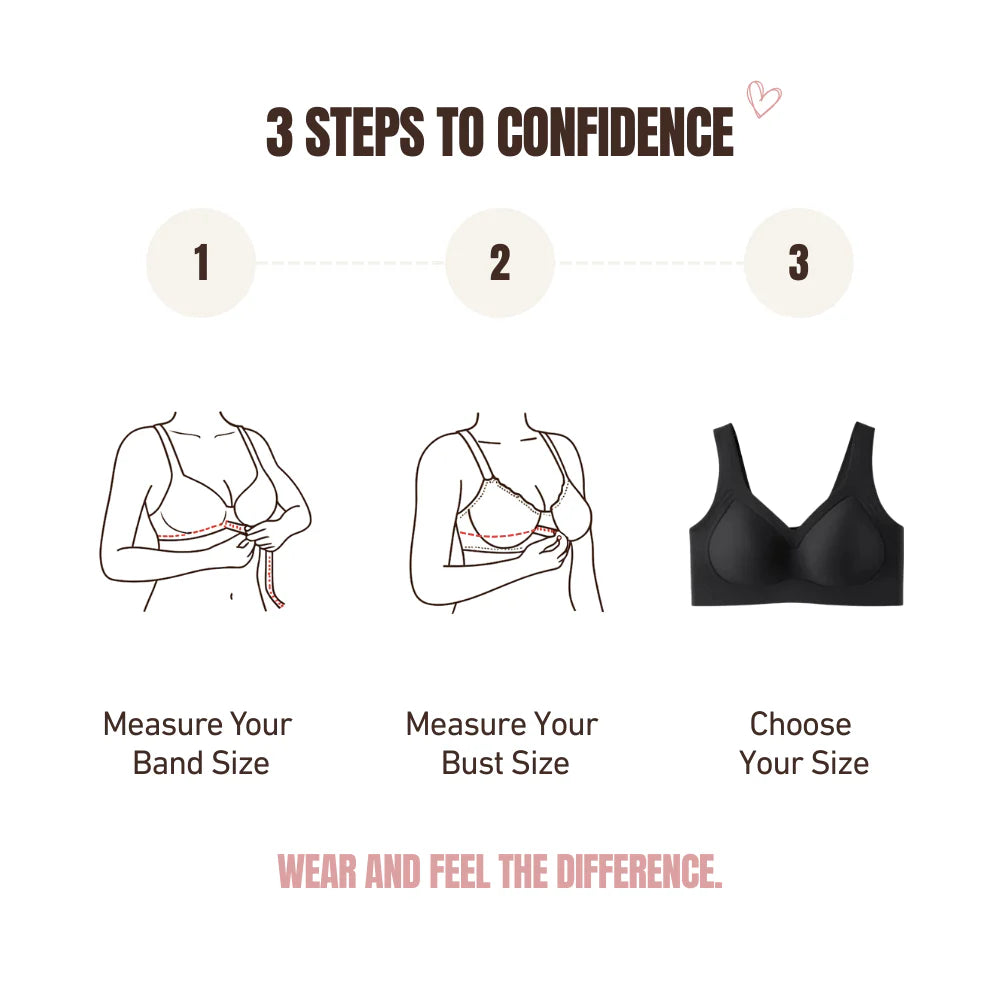 Wireless Bra - Full Coverage, Seamless, Lift