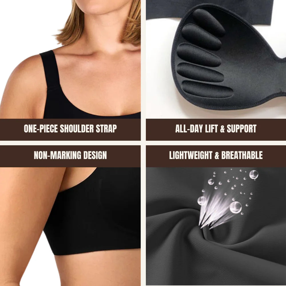 Wireless Bra - Full Coverage, Seamless, Lift