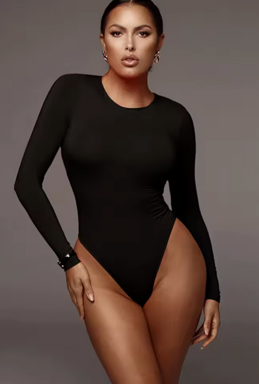 Long Sleeve Crew Neck Bodysuit