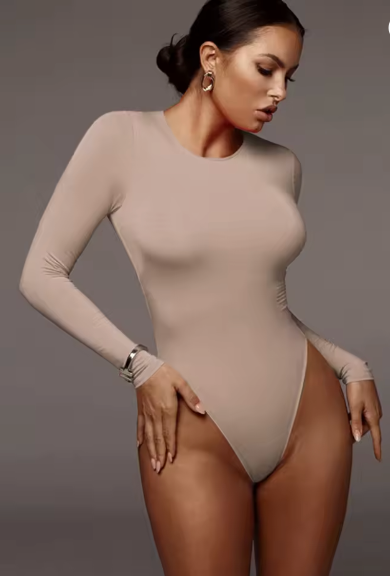 Long Sleeve Crew Neck Bodysuit