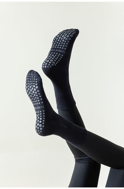 GripFlex™ Non-Slip Yoga & Pilates Socks | Stability, Comfort & Style - Pack of 4