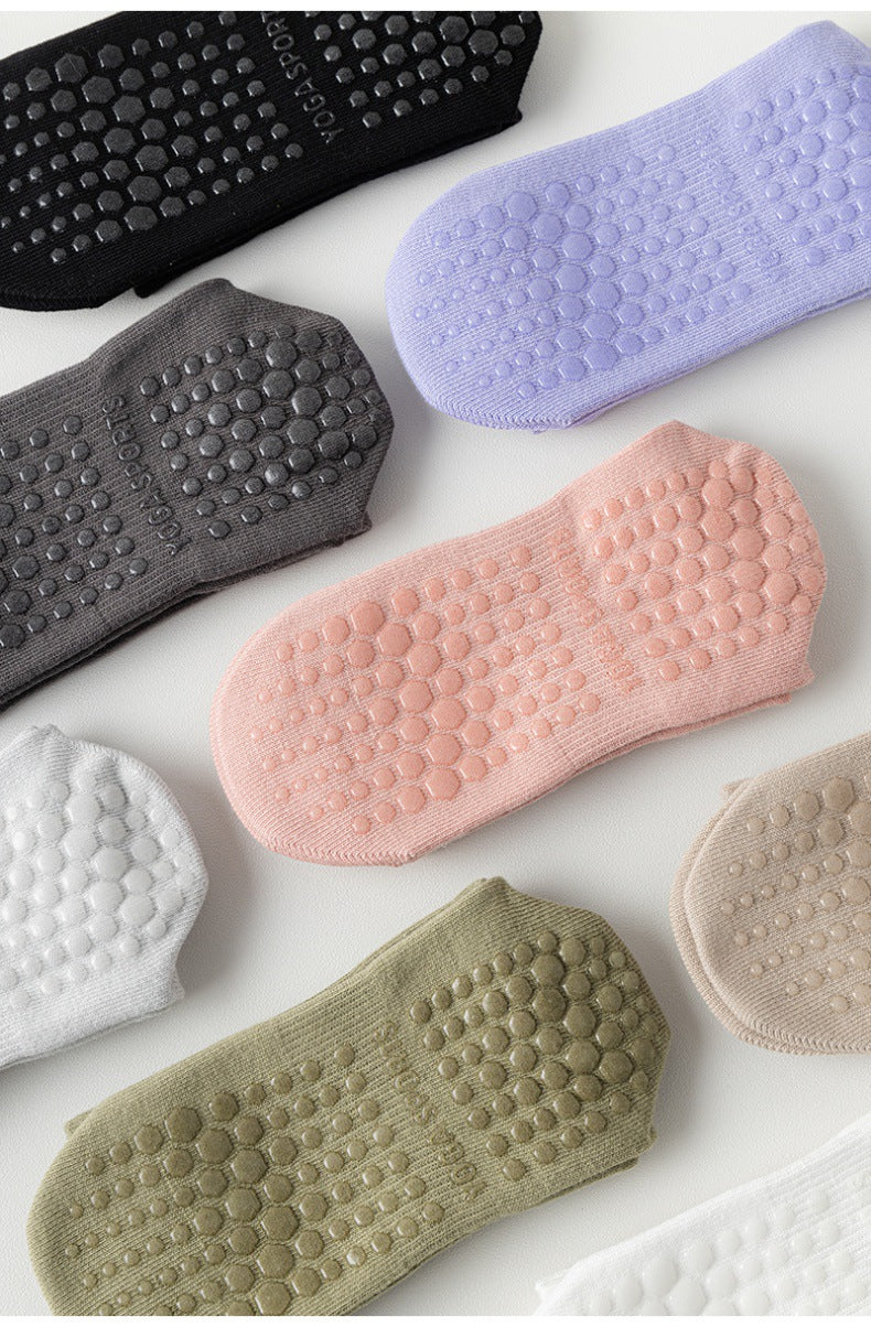 GripFlex™ Non-Slip Yoga & Pilates Socks | Stability, Comfort & Style - Pack of 4